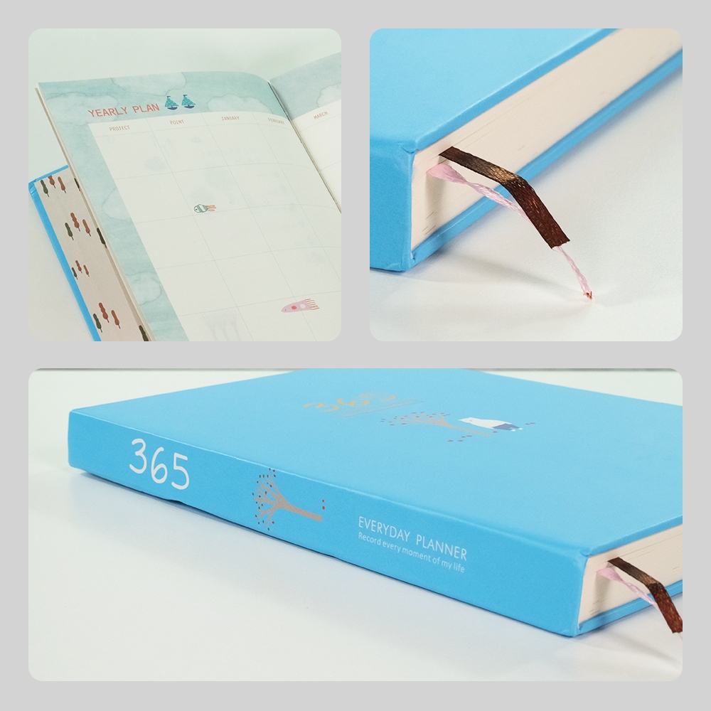 

Buku Diary 365 Hari Daily Journal Hard Cover 128 Lembar - DDT-4083