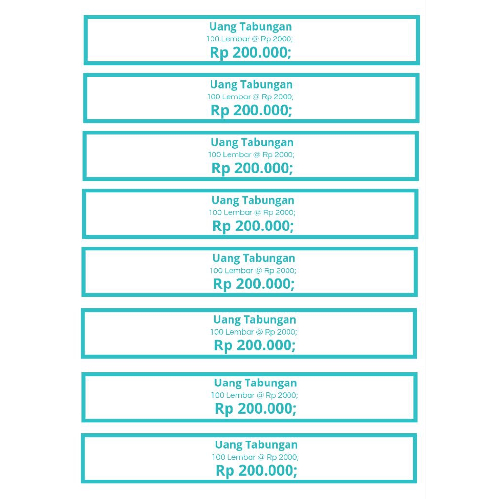 Pengikat uang kertas pecahan 2000 rupiah, ban uang