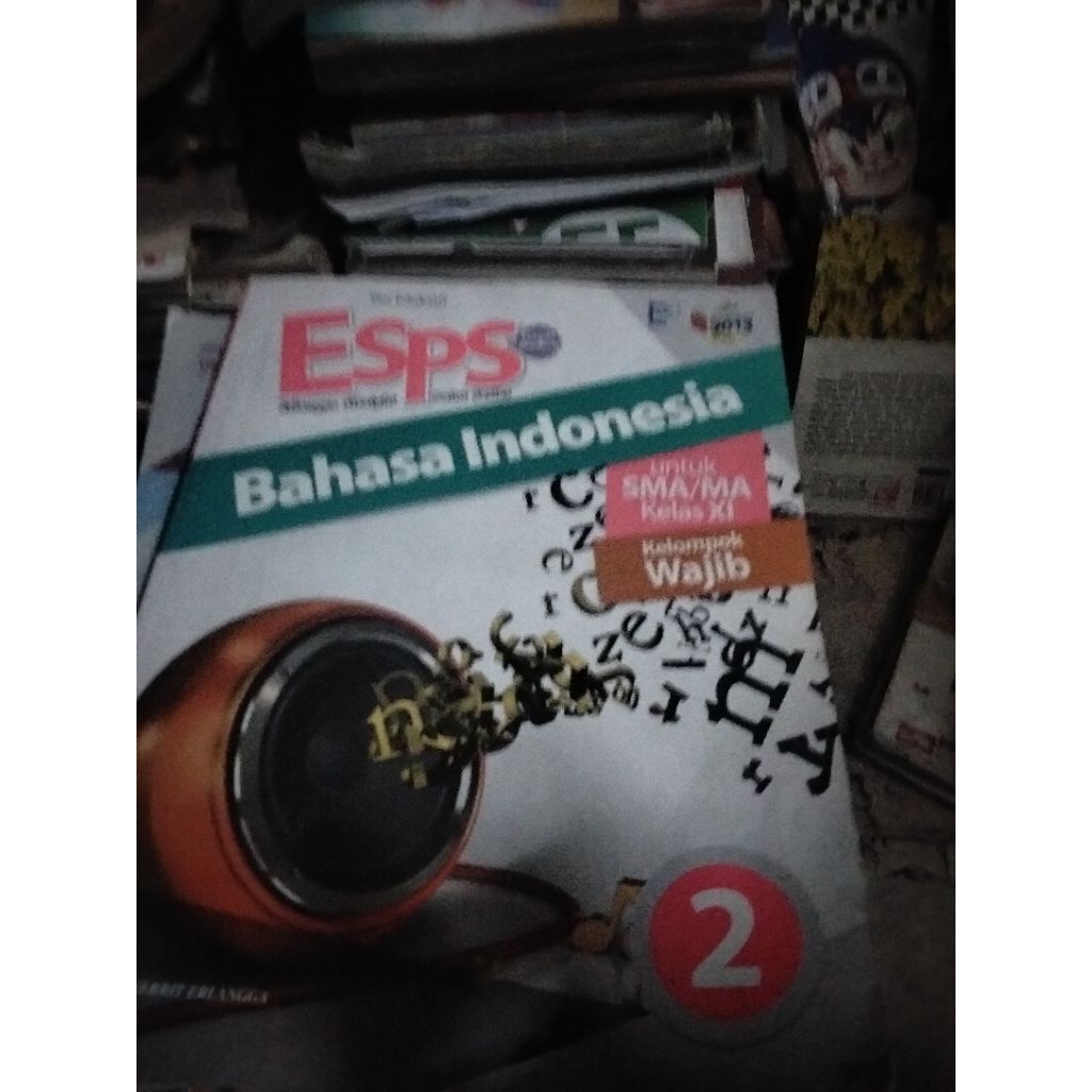 Buku esps bahasa Indonesia 2 SMA revisi Airlangga