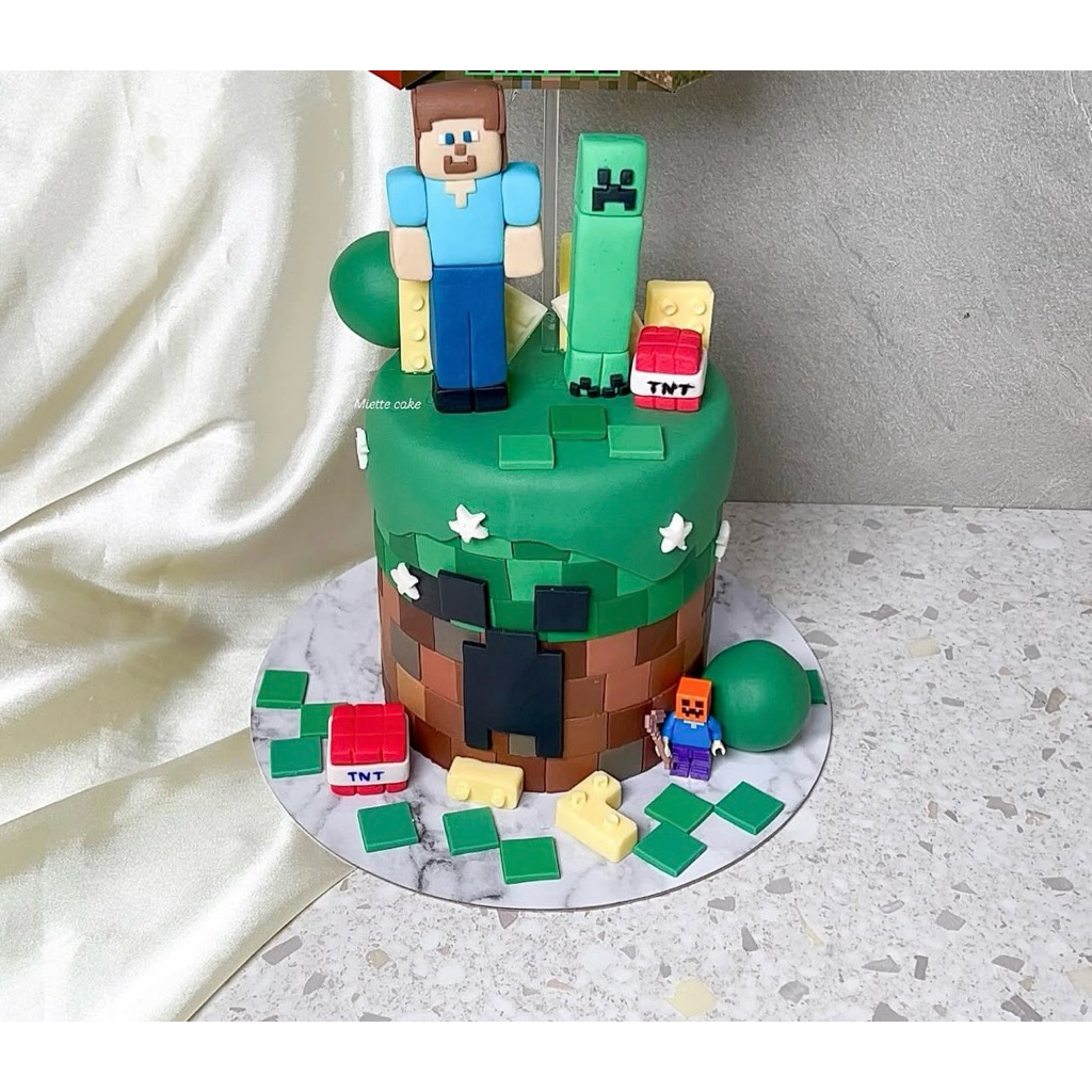 

Preloved Dummy Cake Minecraft Birthday