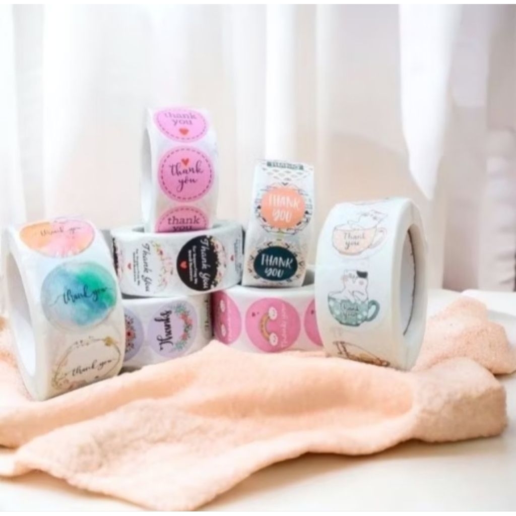 

Stiker Thank You Roll 500pcs