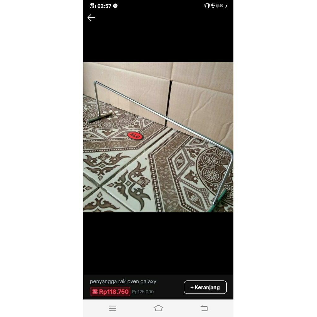 penyangga rak oven SIGNORA | type galaxy/lamer/de costa varian