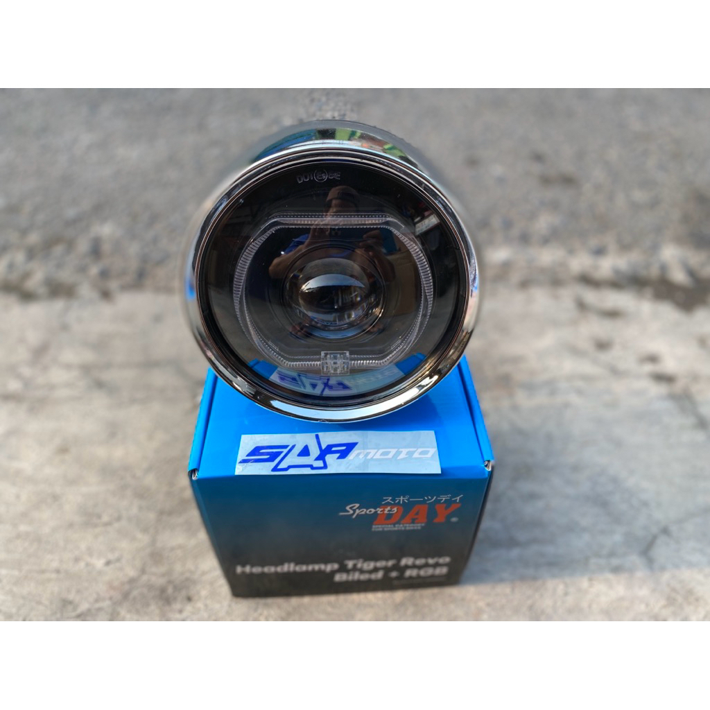 lampu depan tiger tiger revo biled day rgb lampu depan tiger set biled rgb