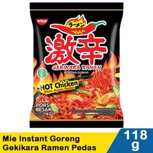 

Nissin Mie Goreng Gekikara Ramen Pedas 118G