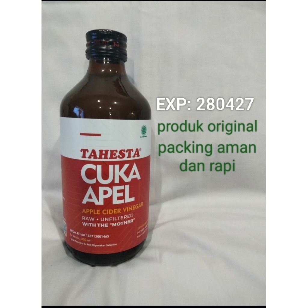 

Cuka Apel Tahesta plus bubble wrap