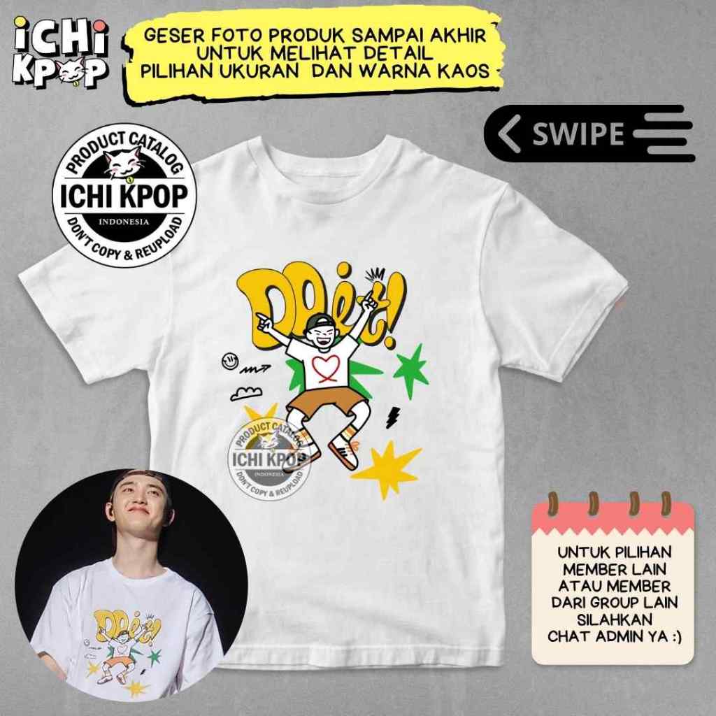 Kaos DO KYUNGSOO D.O. DO IT CONCERT EXO FANART