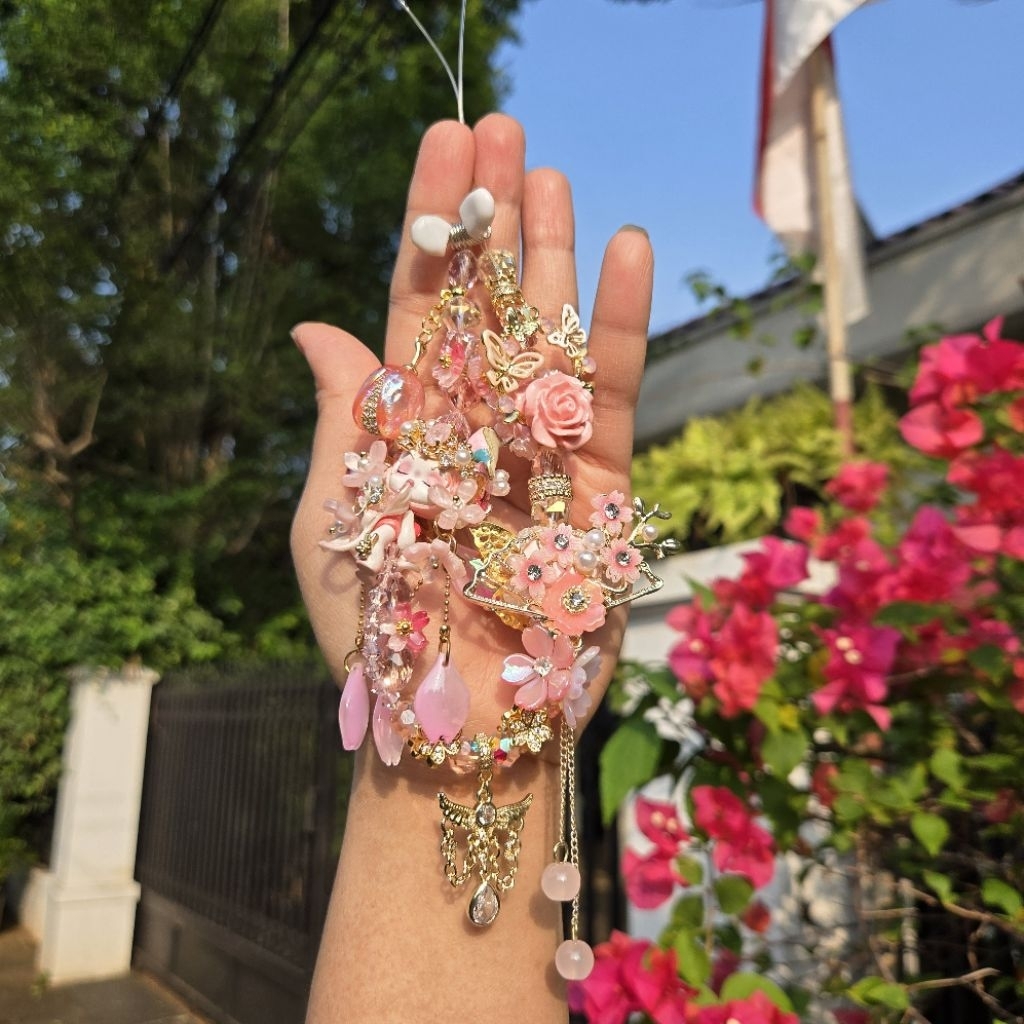 phone strap skullpanda fancy