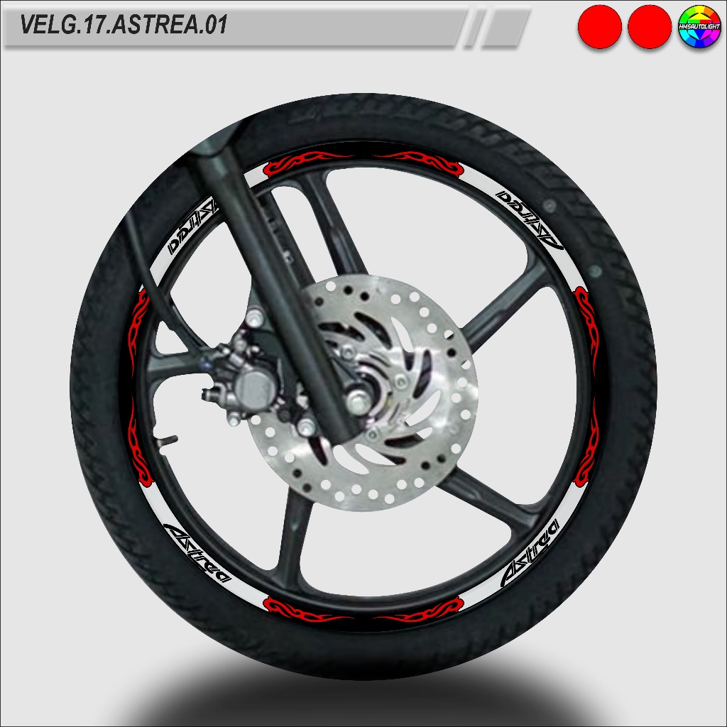 STICKER VARIASI VELG MOTOR SEMUA TYPE RING 17 ASTREA 01VELG.17.ASTREA.01