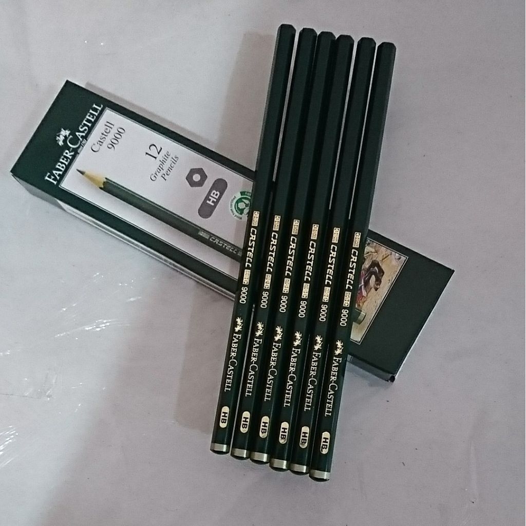 

Pensil Faber-Castell HB 9000 – 1 Box isi 12 pcs. Cocok untuk menulis, menggambar, dan kebutuhan sekolah!. Kualitas terjamin. ️Mudah diraut & tidak mudah patah, Original Faber-Castell