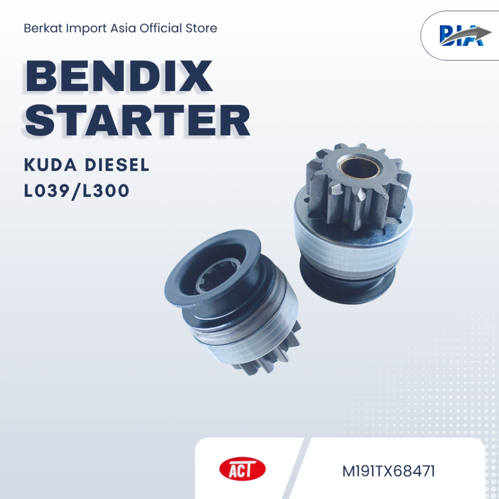 Bendix Starter KUDA DIESEL L039 L300 DIESEL 12T