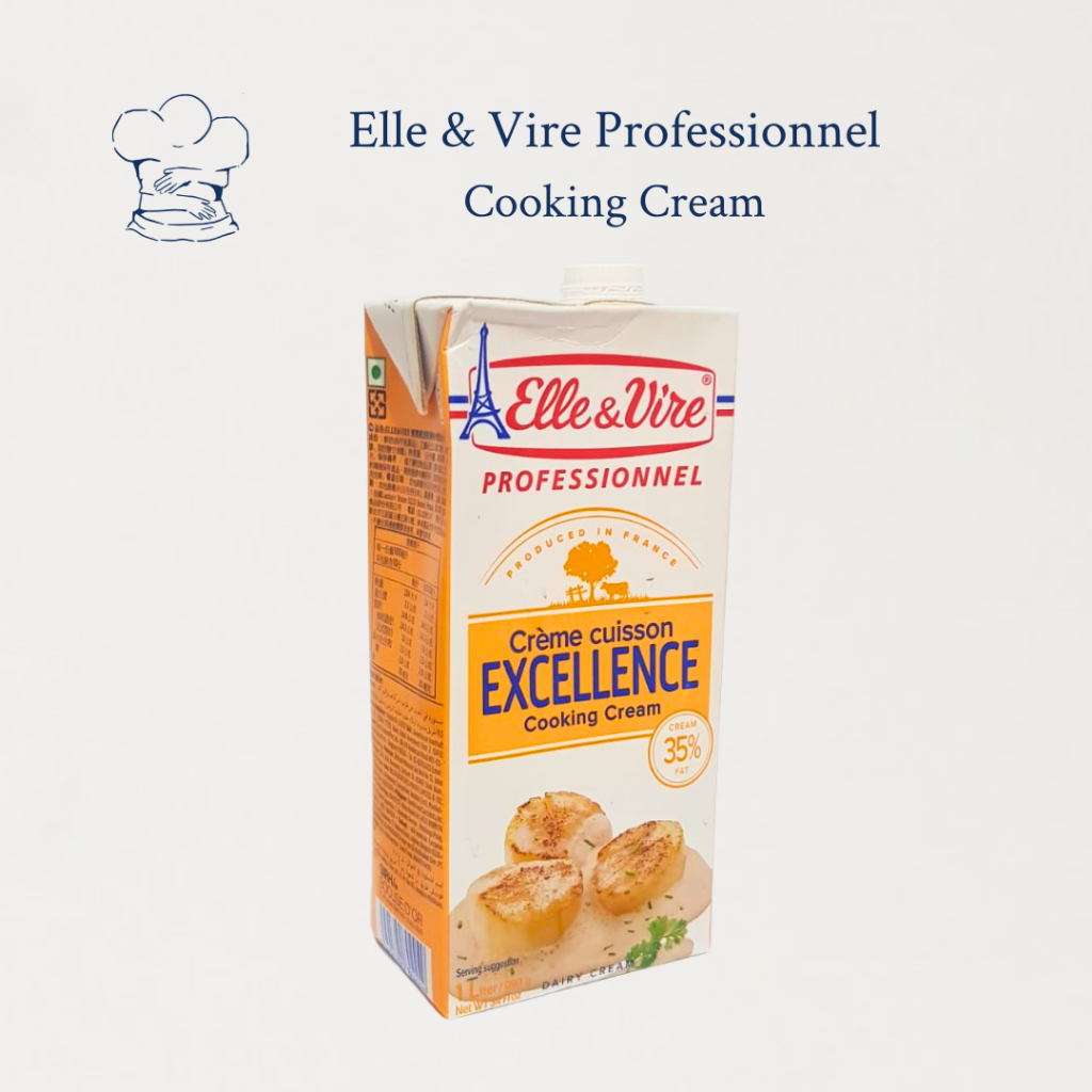

[CTN] Elle & Vire Excellence Cooking Cream 1Lx12 / Krim Masak Prancis Premium