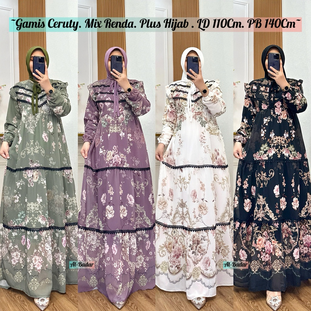 BISA COD GAMIS CERUTY BABYDOLL MOTIF ETNIK MIX RENDA KECIL FREE HIJAB SEGI EMPAT MODEL DAN MOTIF TER
