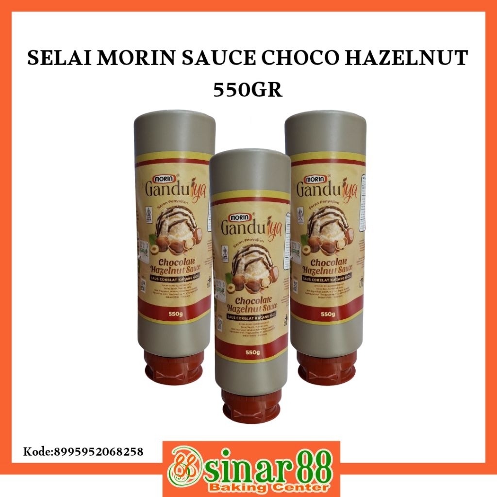 

SELAI MORIN SAUCE CHOCO HAZELNUT 550GR