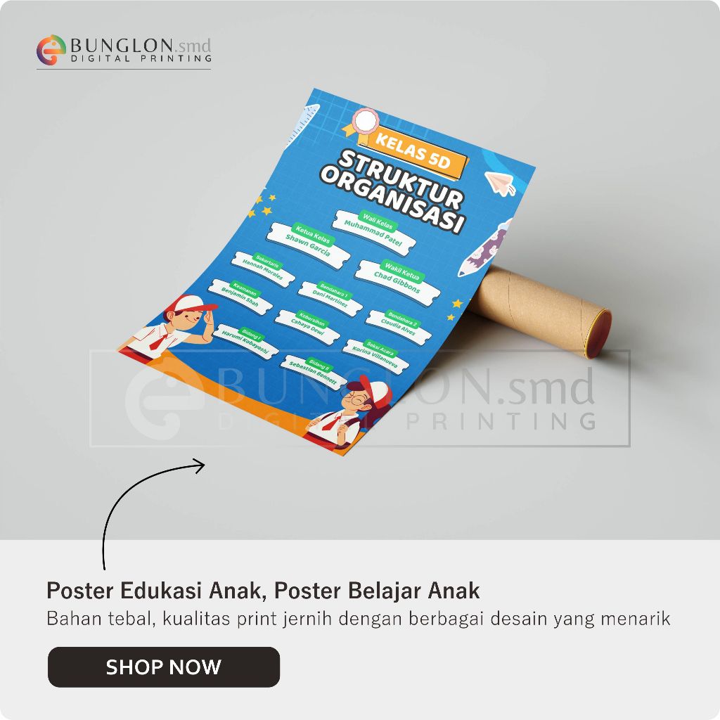 

Poster Struktur Organisasi Model Biru Tua