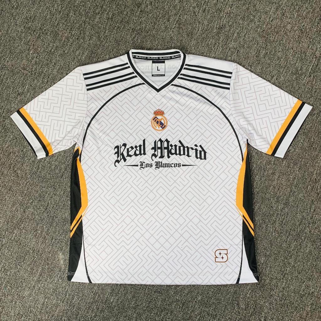 Jersey Bola Real Madrid Putih – Baju Futsal Los Blancos Kekinian Pria Wanita