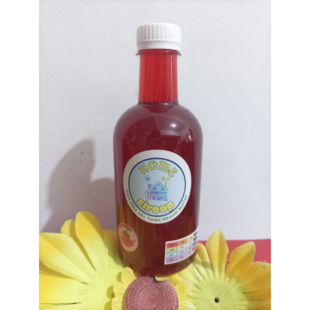 

sirup syrup home made gula pasir 500 ml tanpa pemanis buatan