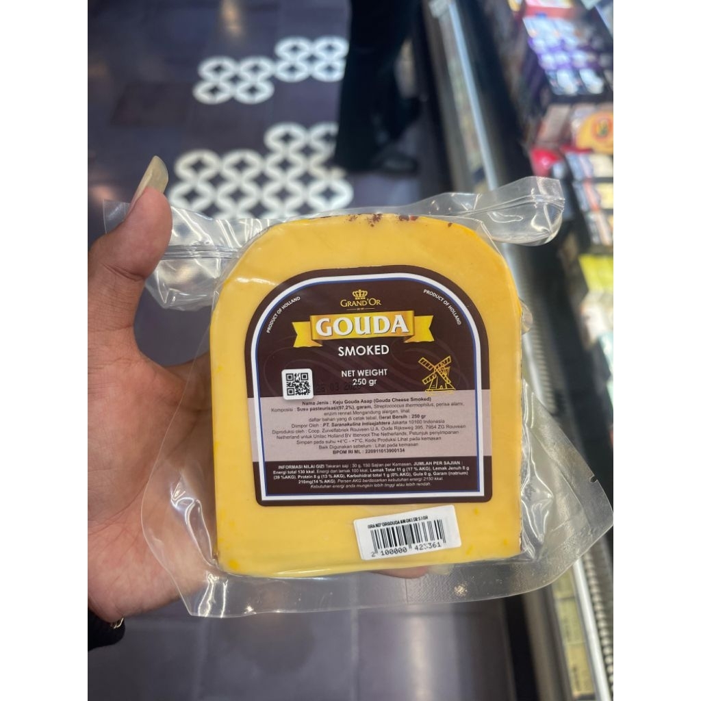 

Keju Gouda Smoked Grand'or 250 grm