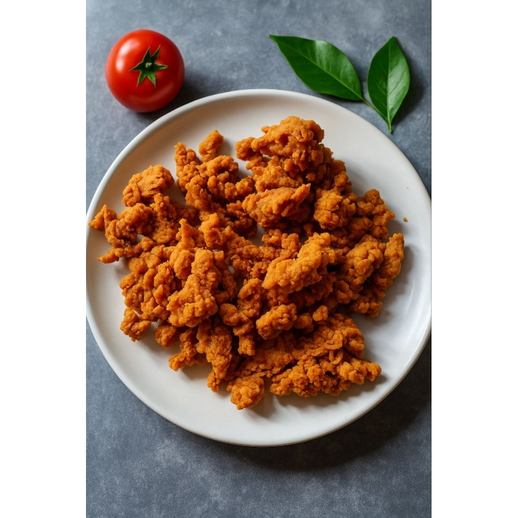 

Kulit ayam Crispy Original & Pedas daun jeruk