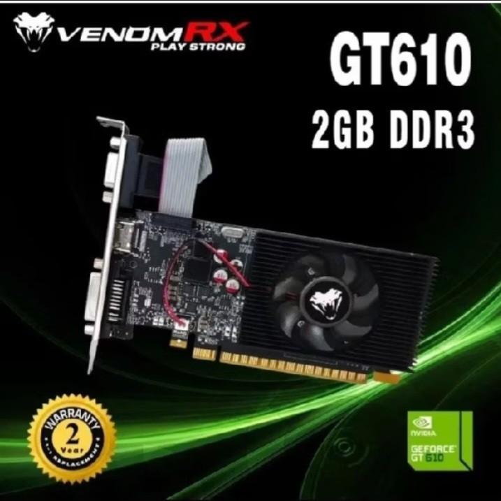 VENOMRX GT 610 2G D3 VGA Card Venom RX 2GB GT610 DDR3