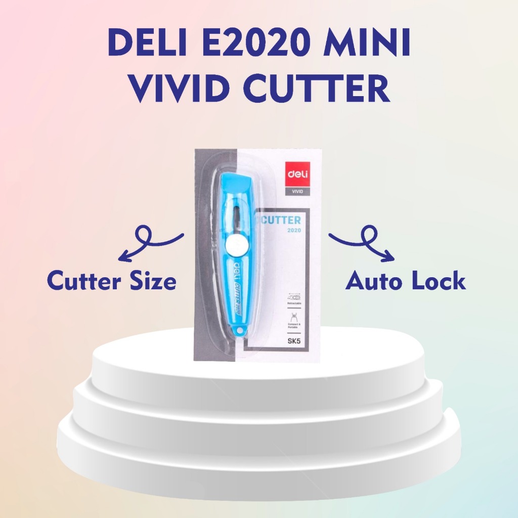 

DELI E2020 MINI VIVID CUTTER SK5 AUTO LOCK/Minicart Mini Cutter Deli 2020