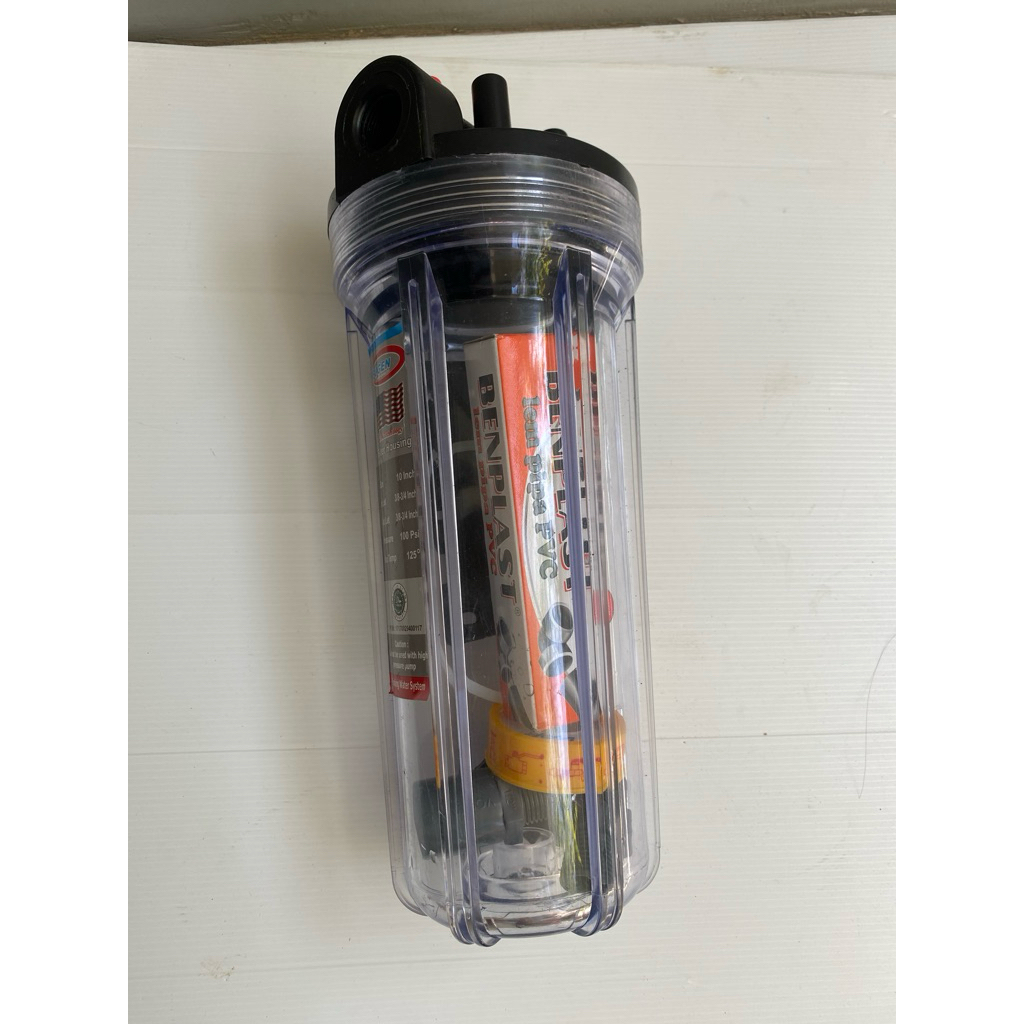 (box3a) EUGEN Filter Housing 10 inc (hanya tabung dan tutup) - Filter Air Minum