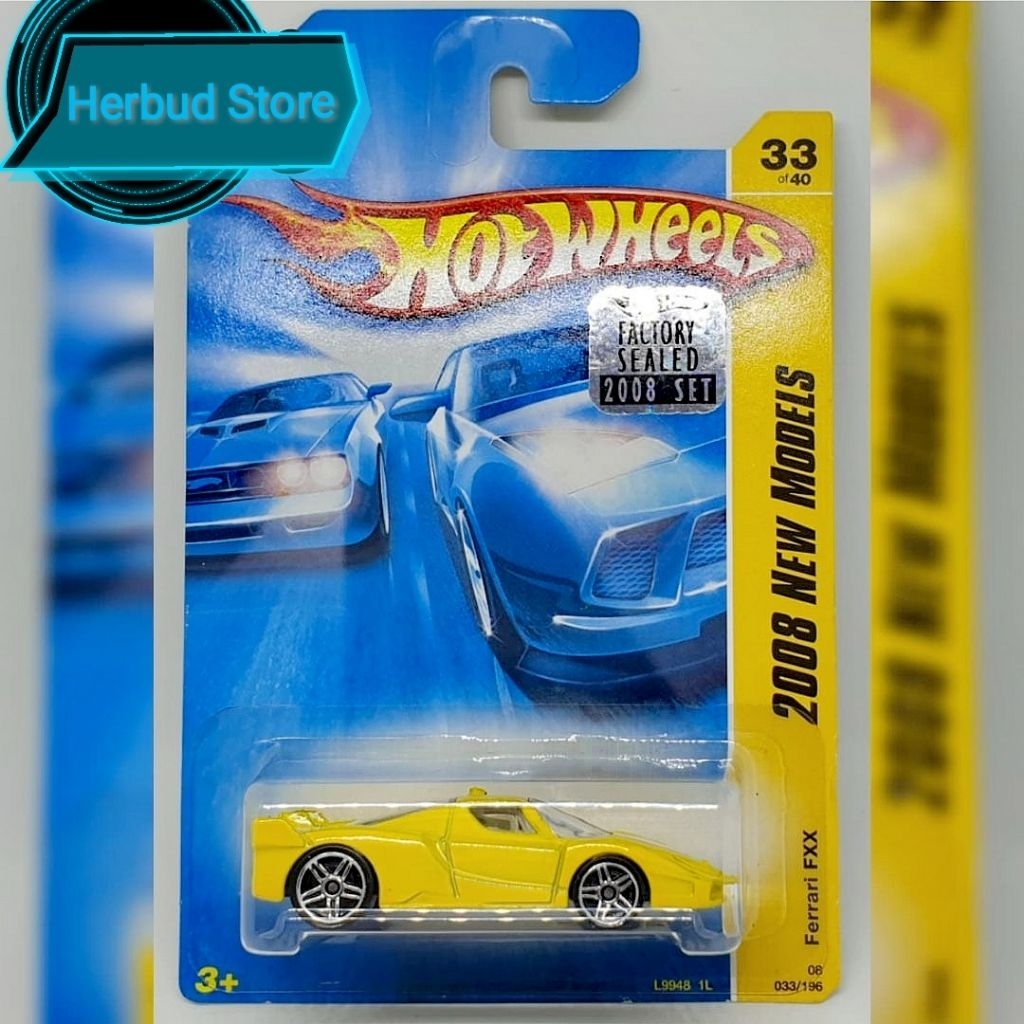 Hot Wheels Hotwheels HW Ferrari FXX Yellow Kuning AKTA 2008 New Models