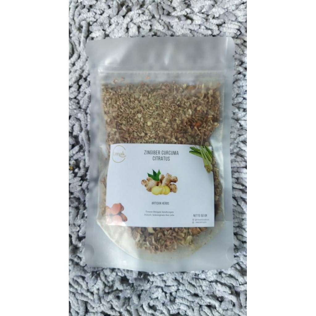 

Artisan herbs /Zingiber Curcuma Citratus 50 gr
