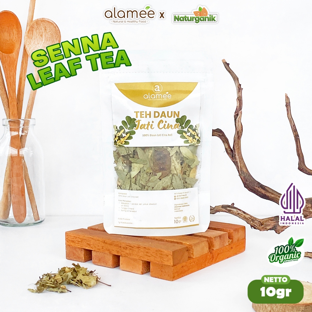 

ALAMEE Teh Jati Cina Teh Daun Senna Leaf Tea Herbal Alami Organik Dried Flower 10gr Naturganik