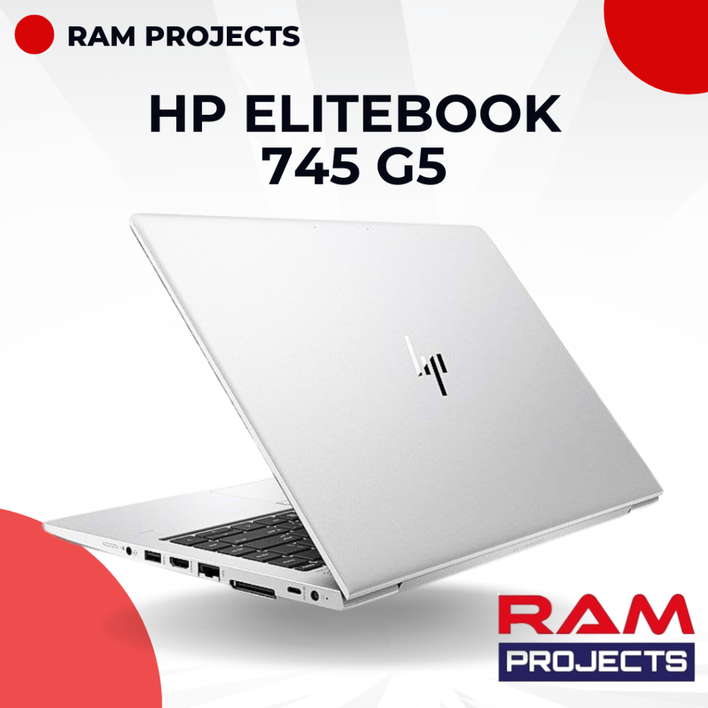 HP ELITEBOOK 745 G5 (AMD RYZEN 5 PRO 2500U) Hitam