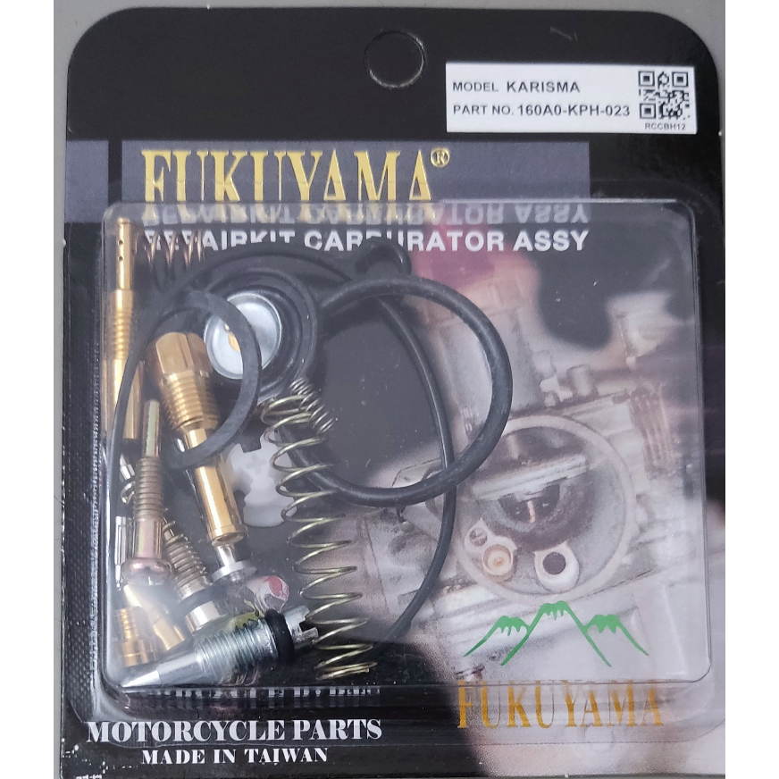 Repairkit Carburator Karburator Assy + Karet Membran Karisma Fukuyama
