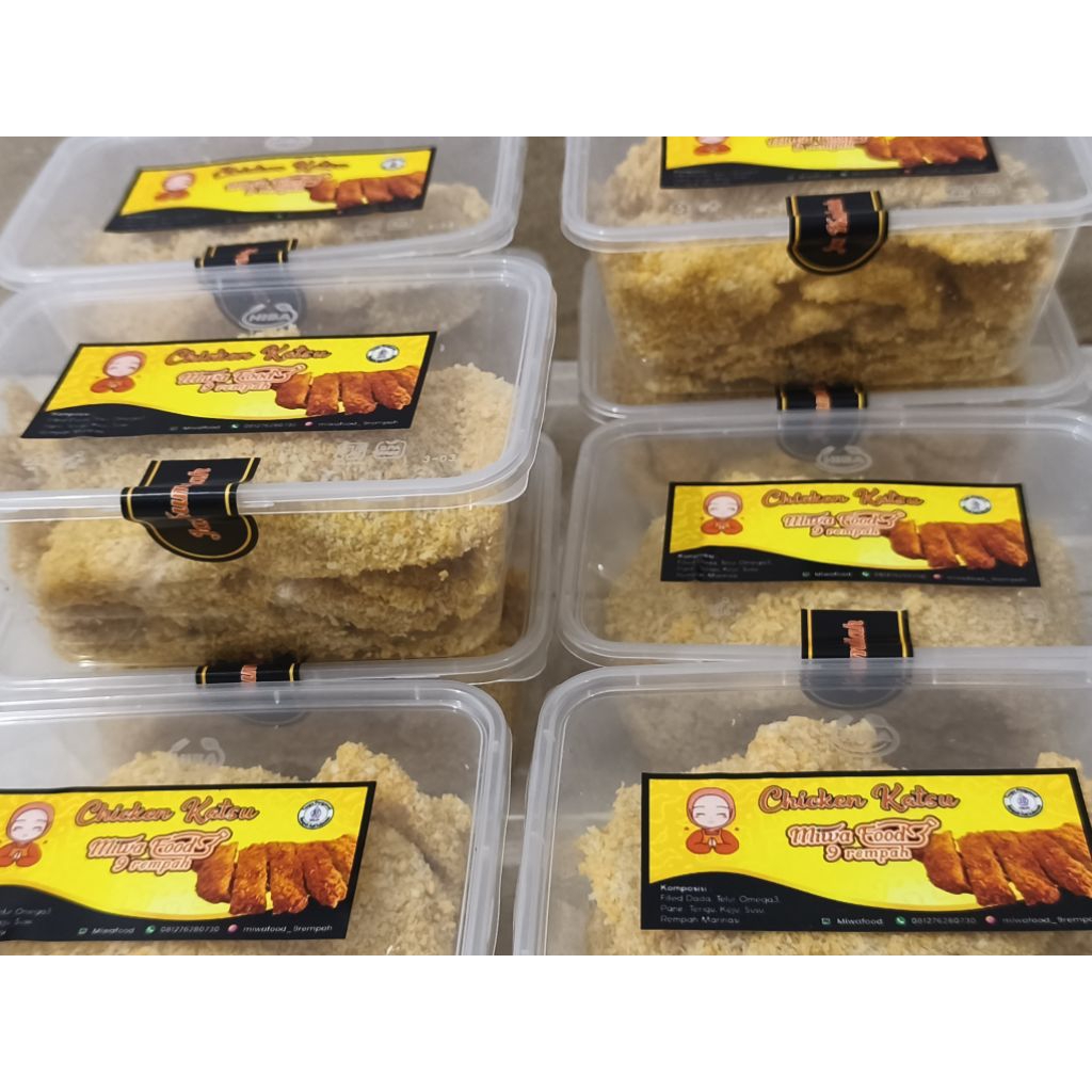 

miwafood chicken katsu premium 1 box berat 500 gram