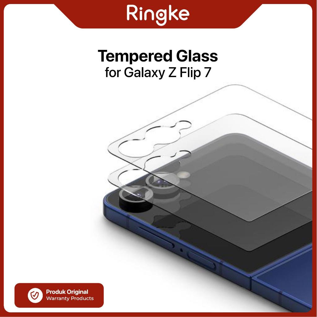 Tempered Glass Samsung Galaxy Z Flip 7 Flip7 Ringke Cover Display Tempered Glass 2 Pack