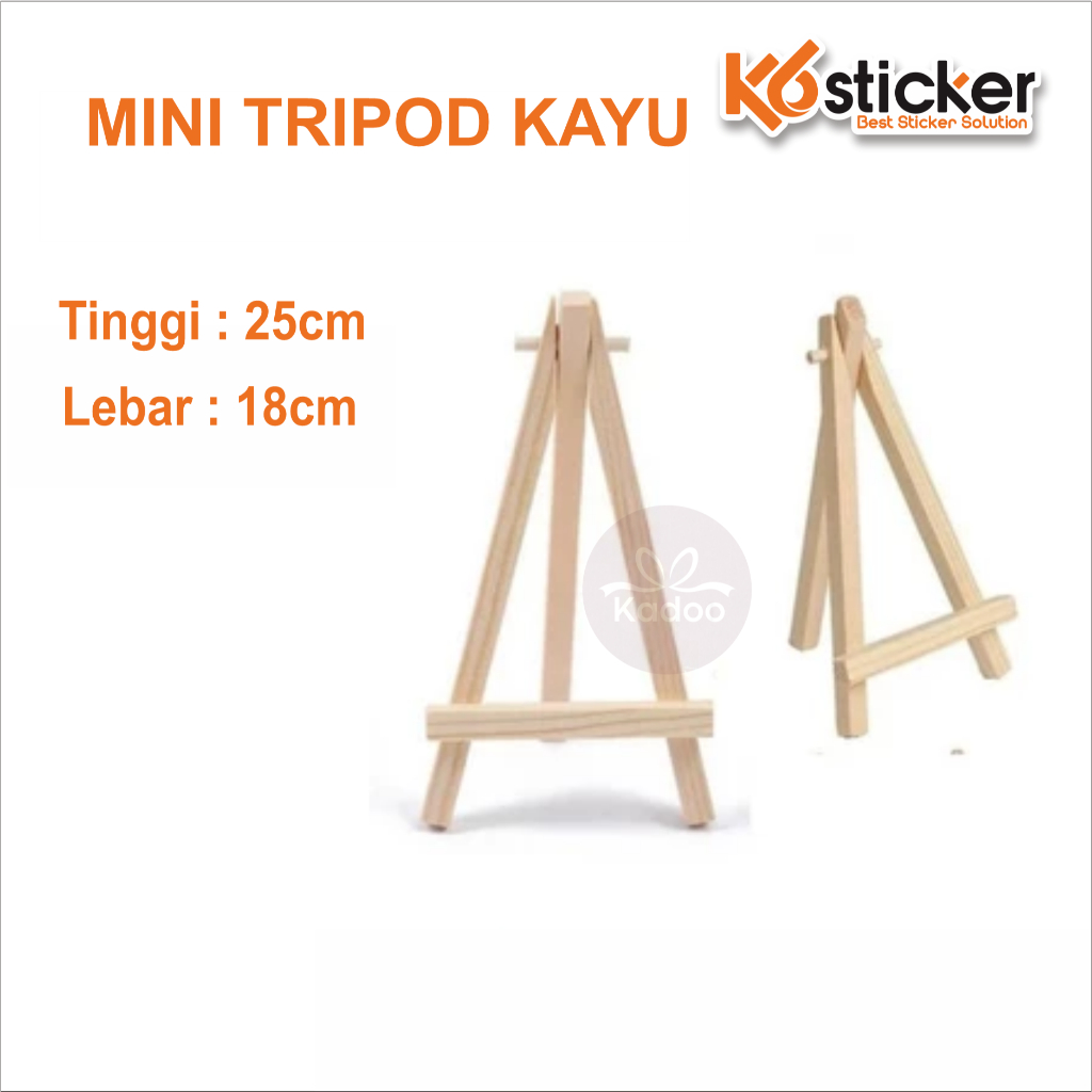 

Stand Poto Mini Easel Tripod Kayu / Easel Stand Lukis