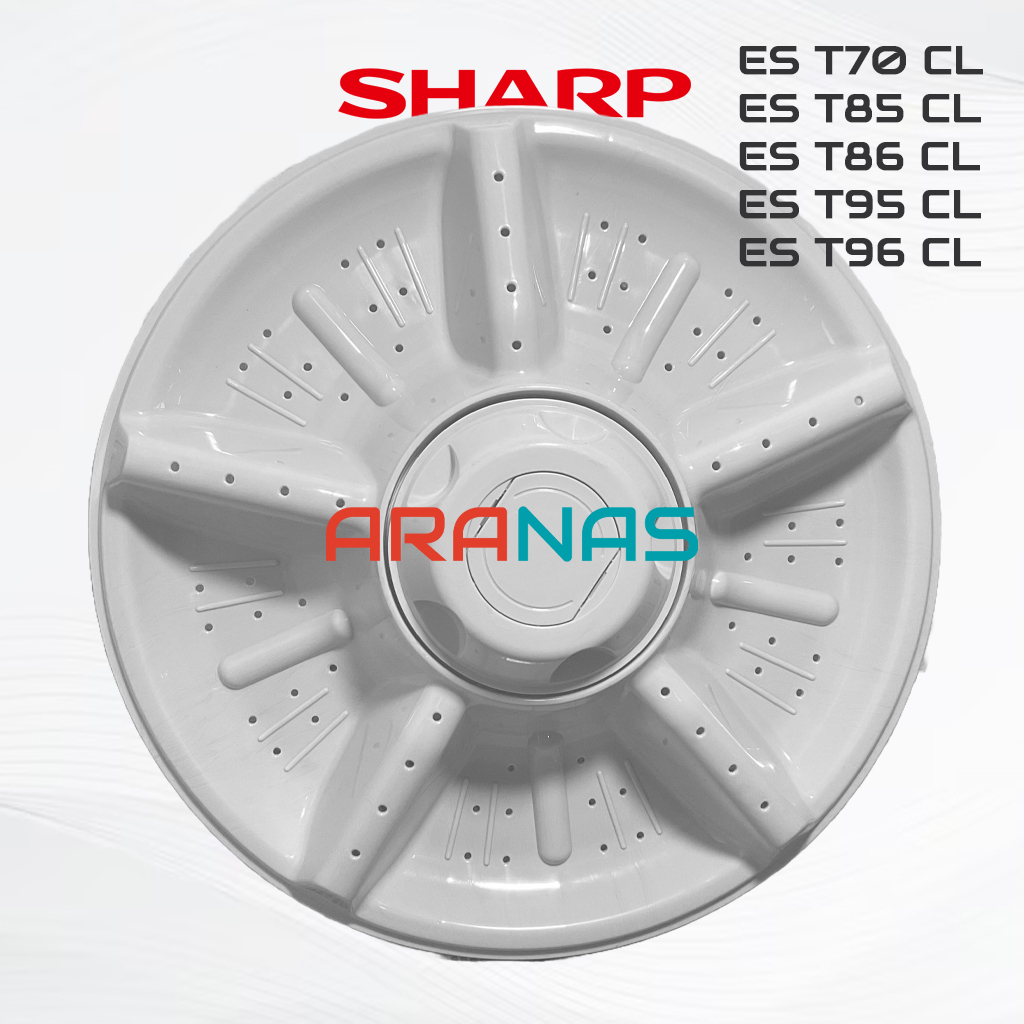 PULSATOR ES T70CL T85CL T86CL T95CL T96CL Pulisator Mesin Cuci 2 Tabung SHARP Baling T70 T85 T86 T95