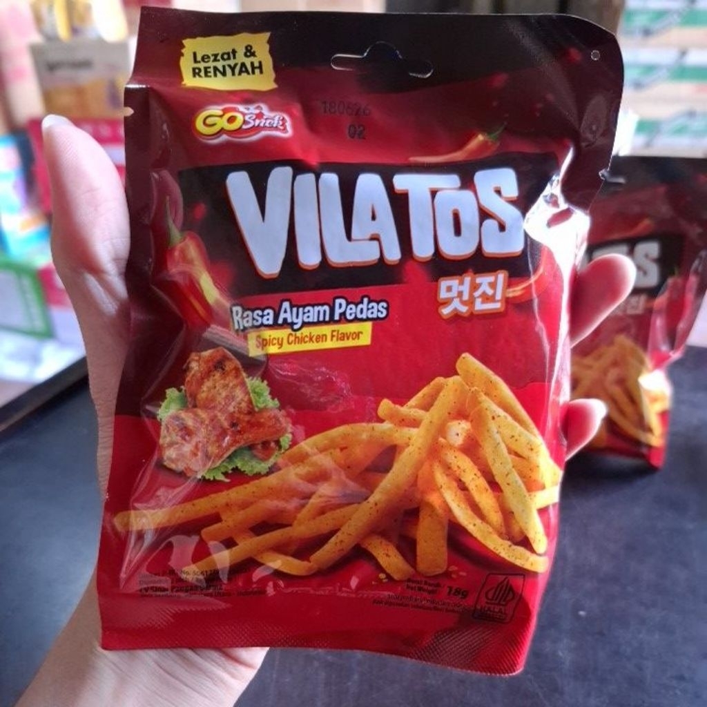 

Snack Vilatos//Ayam pedas // 10 pcs // pack