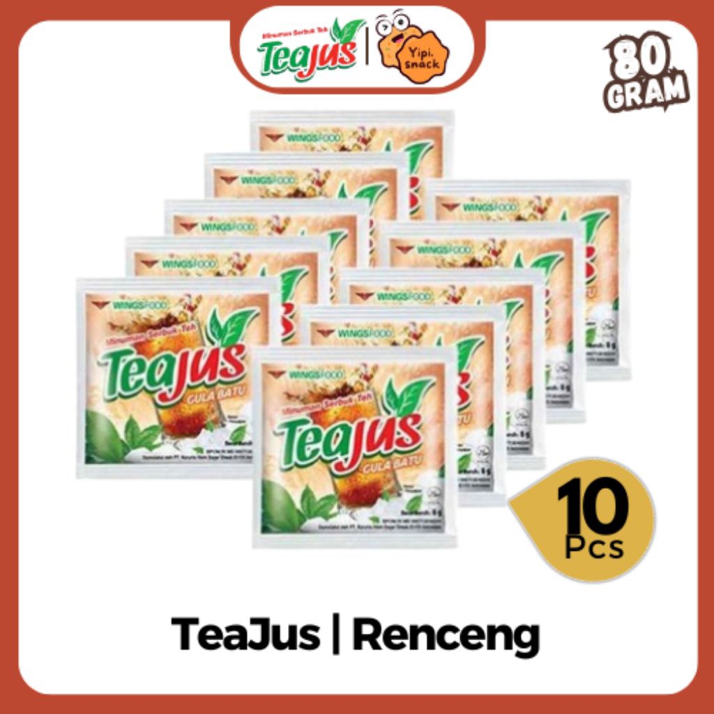

Tea Jus Renceng isi 10 All Varian Rasa Teajus Teh Instan @8gr