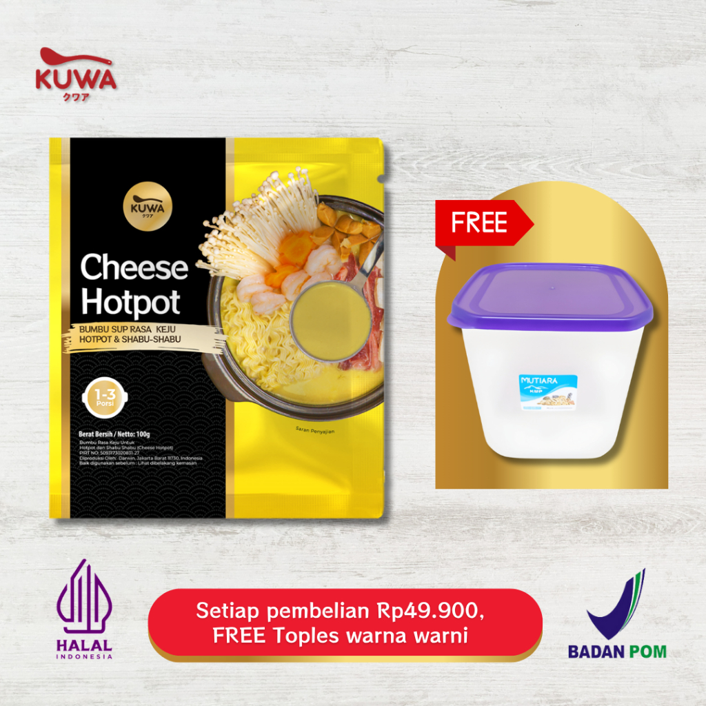 

KUWA Cheese Hotpot - Kaldu Sup Keju - 100g