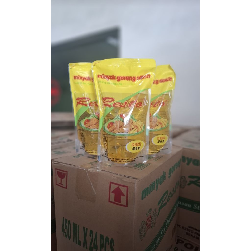 

MINYAK GORENG RESTO 45 ML 1 DUS ISI 24 POUCH
