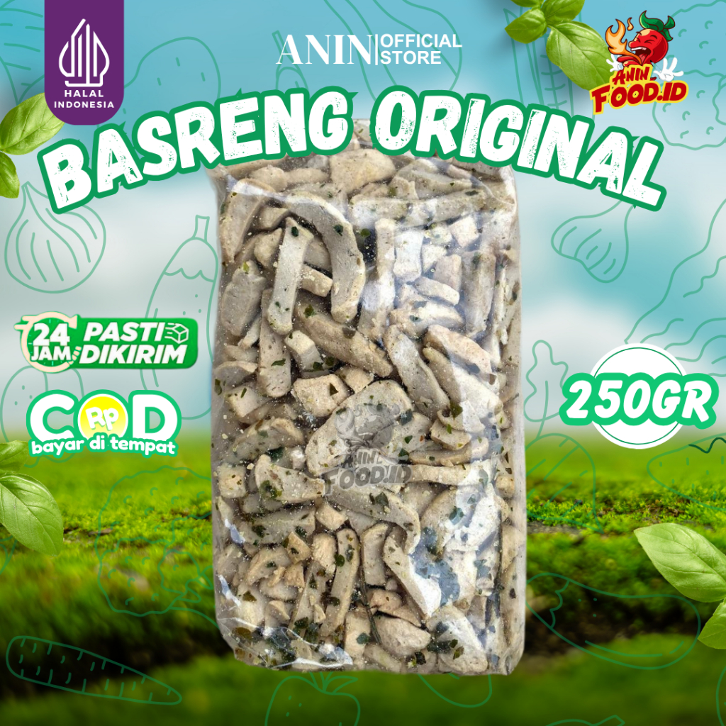 

250GRAM BASRENG STIK ORIGINAL DAUN JERUK AninFood.id