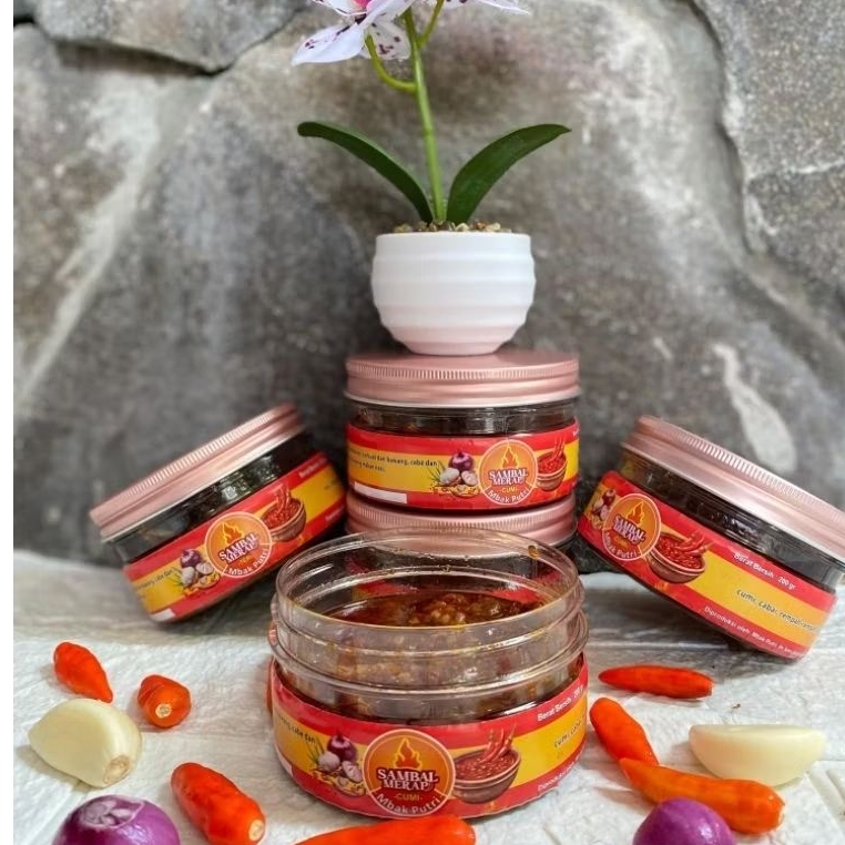 

BELI 4 Varian Rasa Lebih MURAH! Sambal Merapi | Sambal Cumi | Sambal Tongkol | Sambal Teri | Sambal Pete / 200Gram Per Kemasan