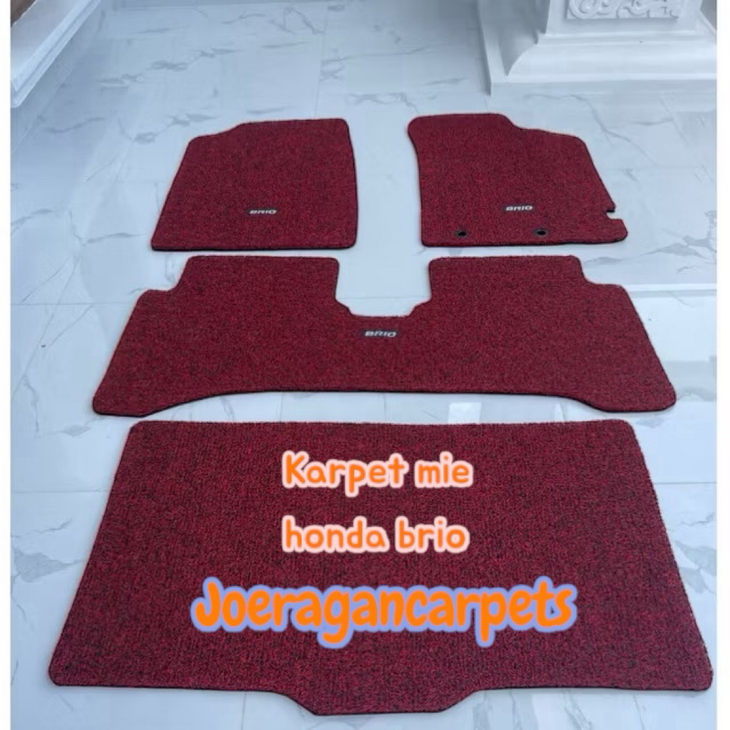 KARPET MOBIL BRIO NEW BRIO SATYA RS FULL BAGASI