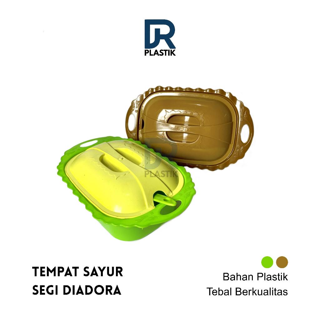 DR PLASTIK — Tempat Lauk Diadora / Set Wadah Saji / Tempat Sayur / Basi Sayur / Wadah Prasmanan