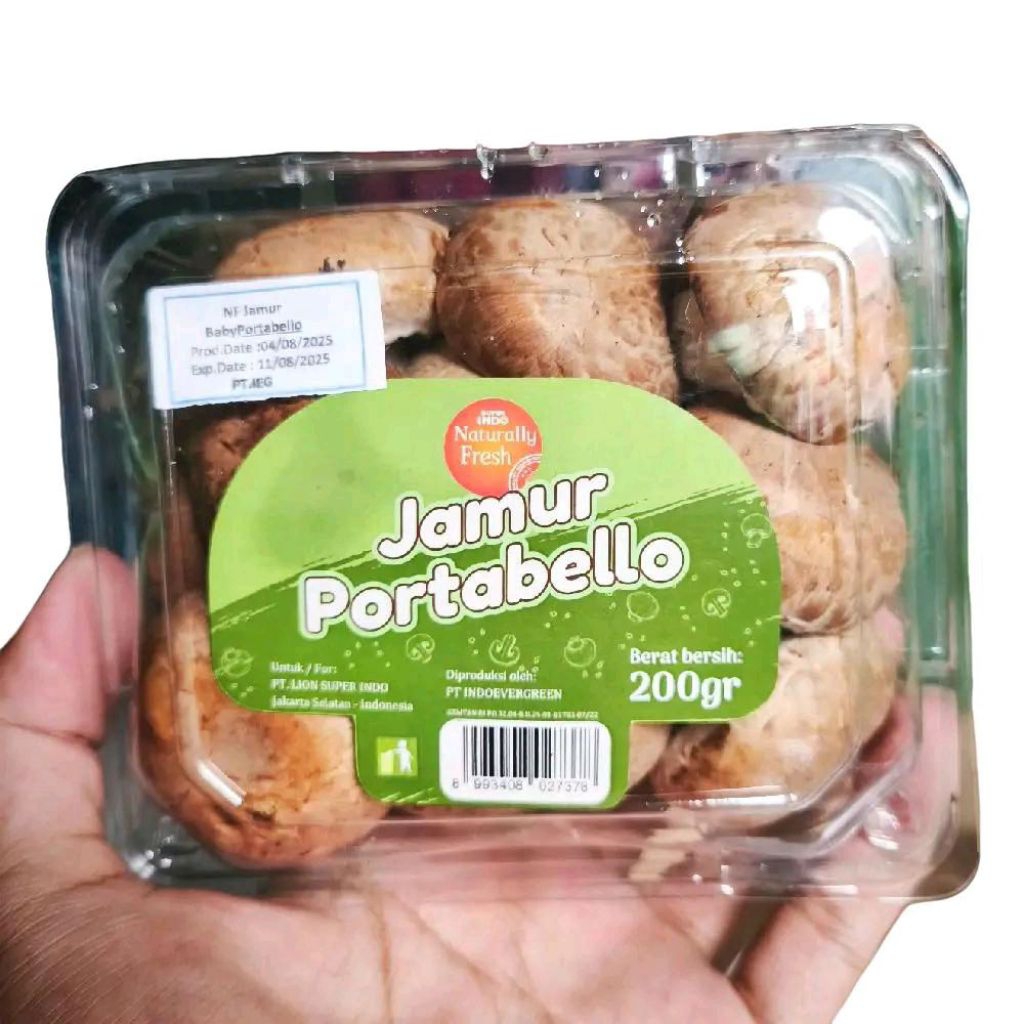 

Jamur portabela super segar jamur portabel fresh 200 gram