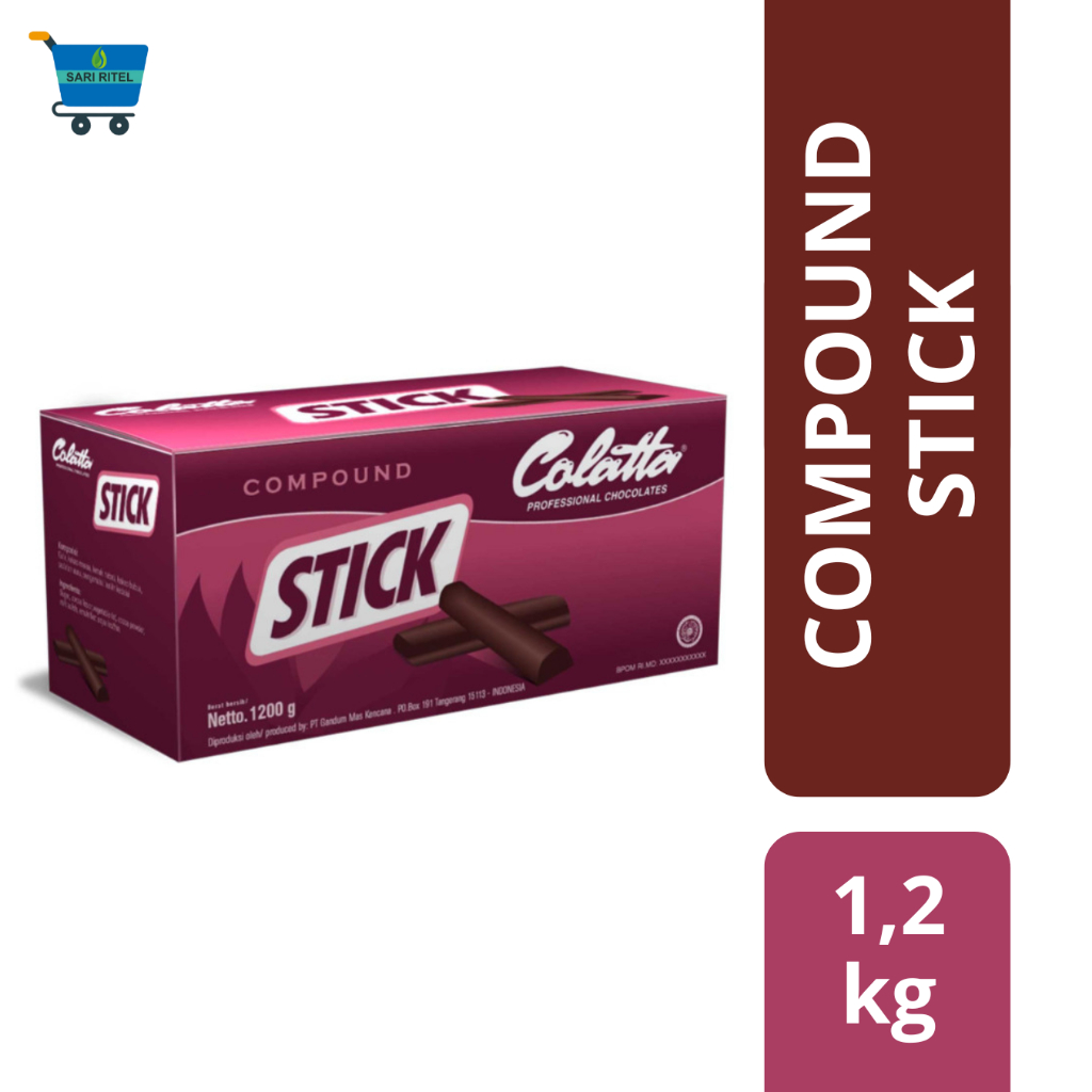

COLATTA Compound Stick 1,2kg / Cokelat Compound Stik 1200g