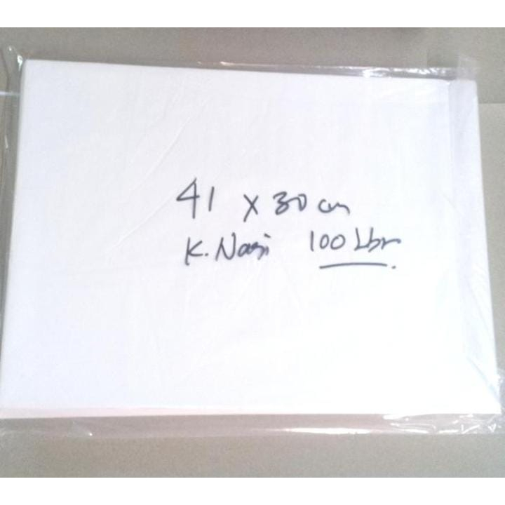 

Kertas Nasi KFC / Burger/ Kebab/ Kertas Minyak Isi 100 Lembar