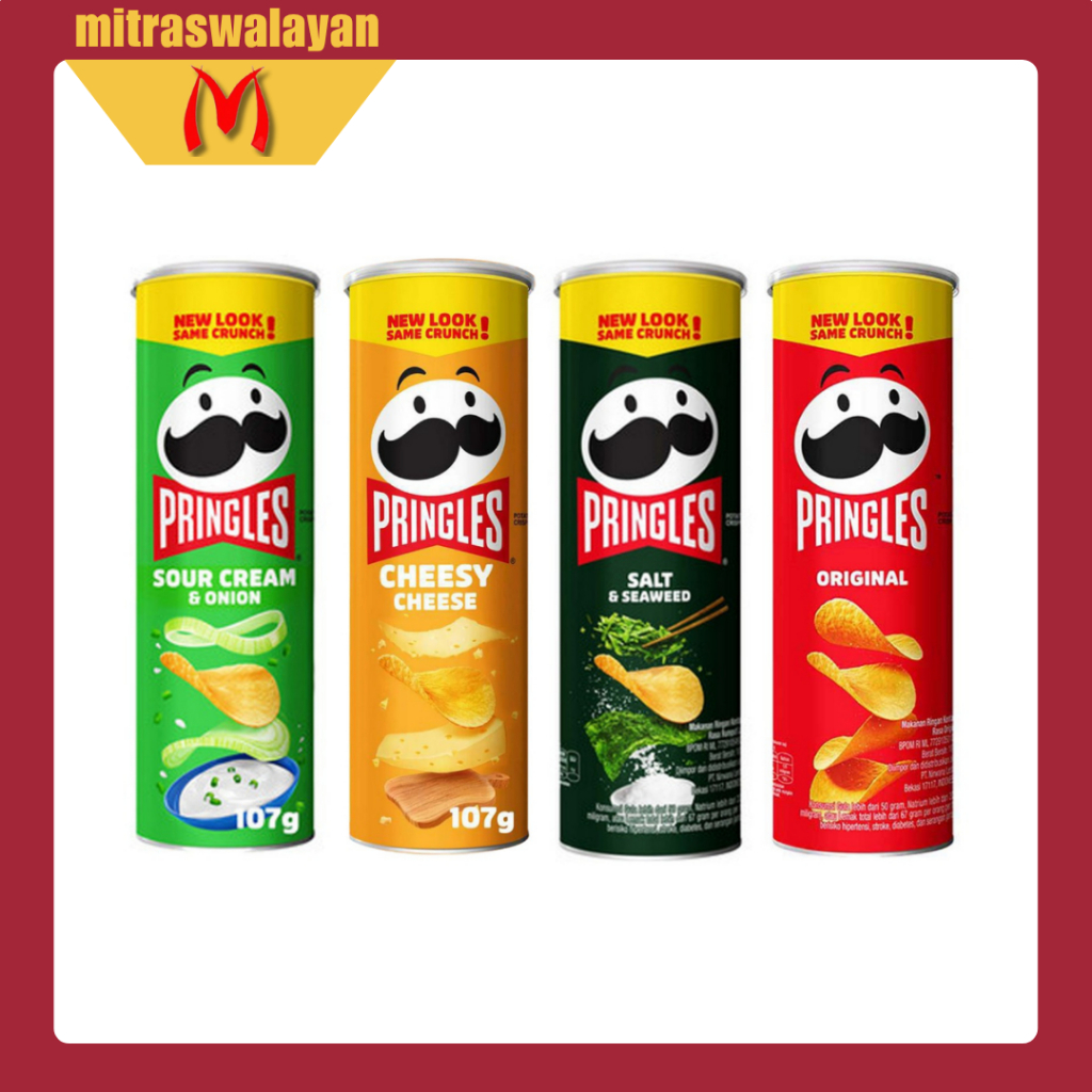 

PRINGLES Kripik Kentang Kemasan 107-110 gr