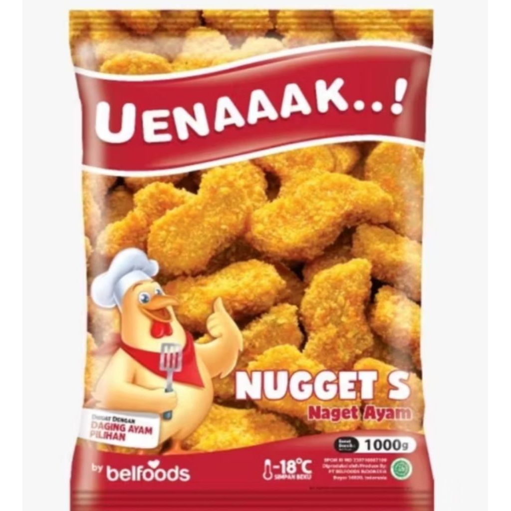 

BELFOODS UENAAAK NUGGET S 1000GR