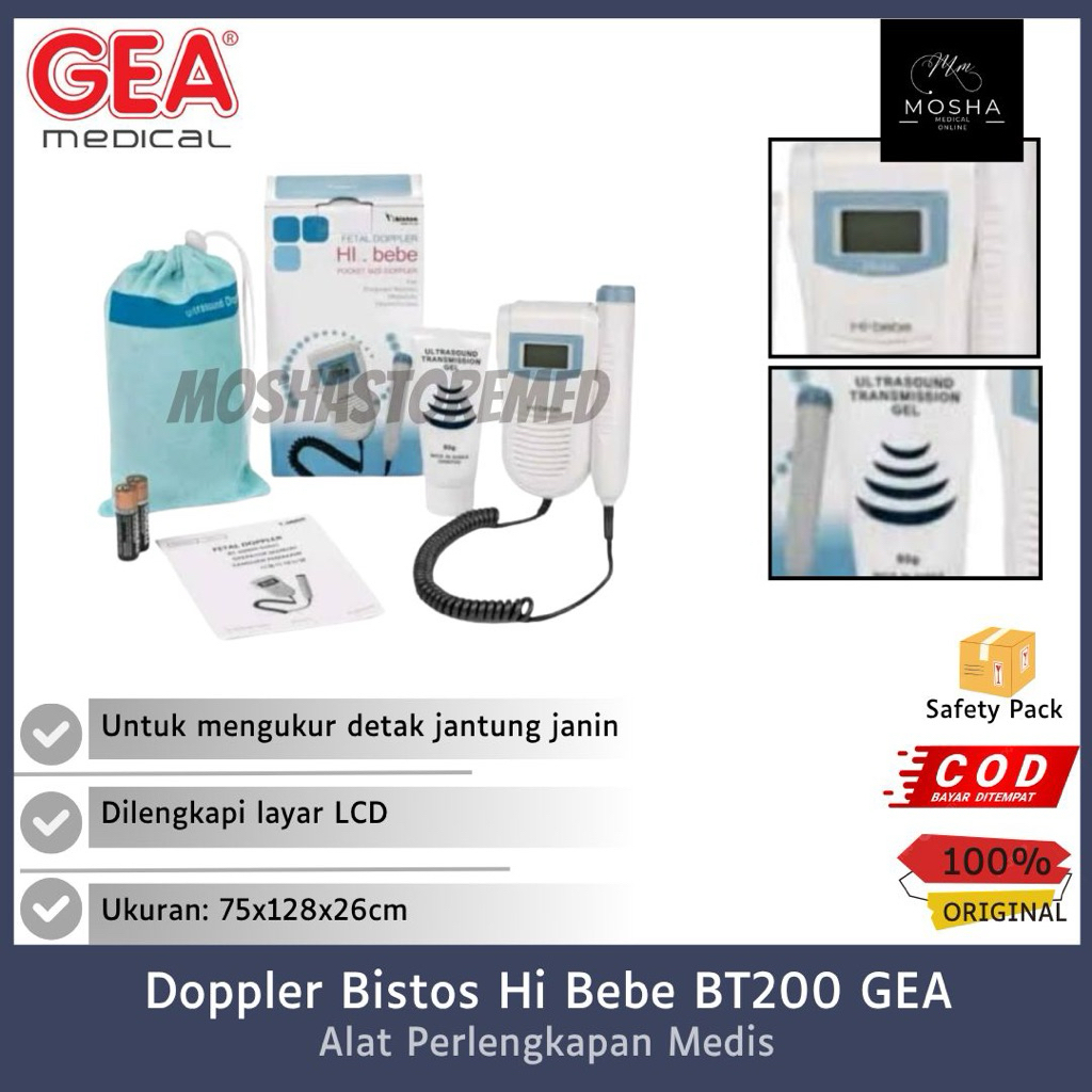 BISTOS-Doppler Hi Bebe Bistos LCD BT 200/Doppler Janin