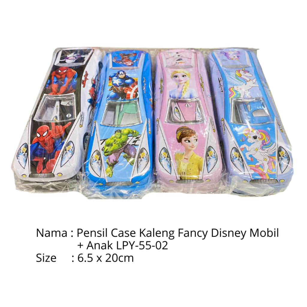 

Pensil Case Kaleng Fancy Disney Mobil Anak LPY-55-02