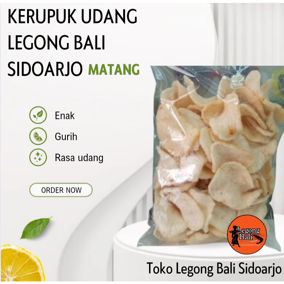 

Legong Bali Sidoarjo Kerupuk Udang Matang 150 gr